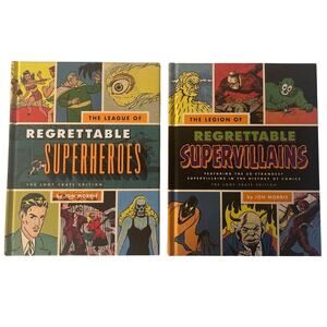 The League Of Regrettable Superheroes/ Legion Supervillains Hardcover Comic Book